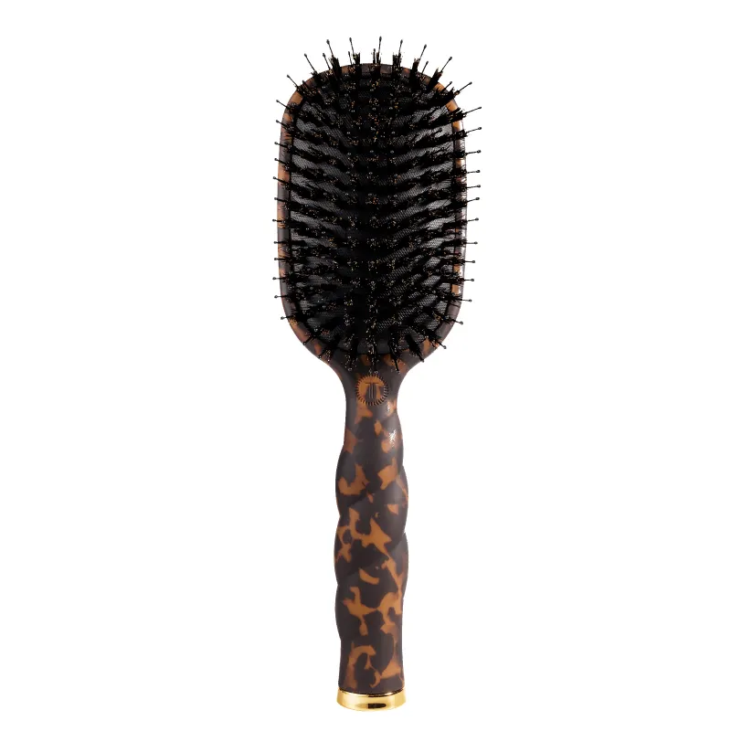 Boar Bristle Hair Brush - Tortoise sold by TELETIES