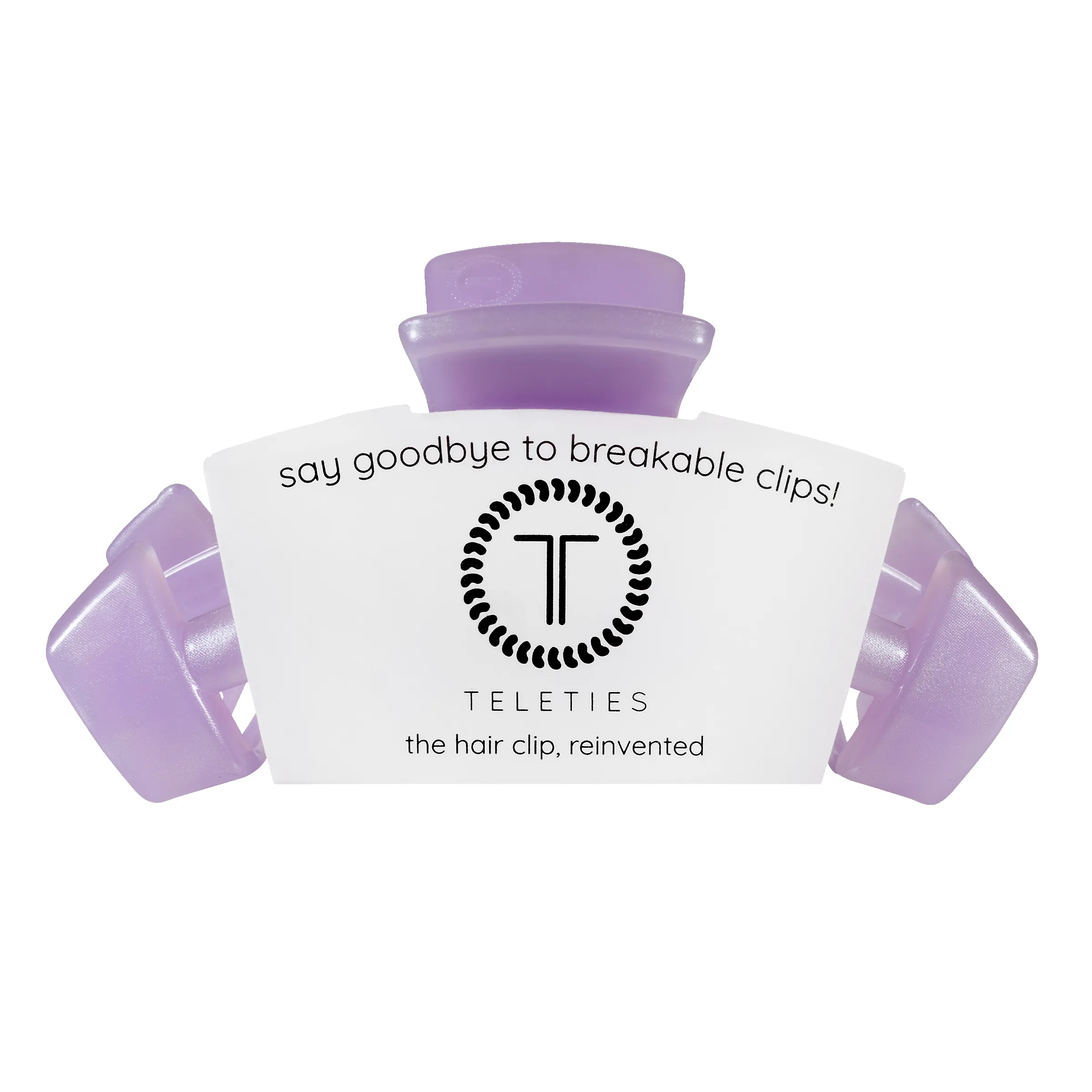 Classic Lavender Mist Large Claw Clip sold by TELETIES product image thumbnail 2