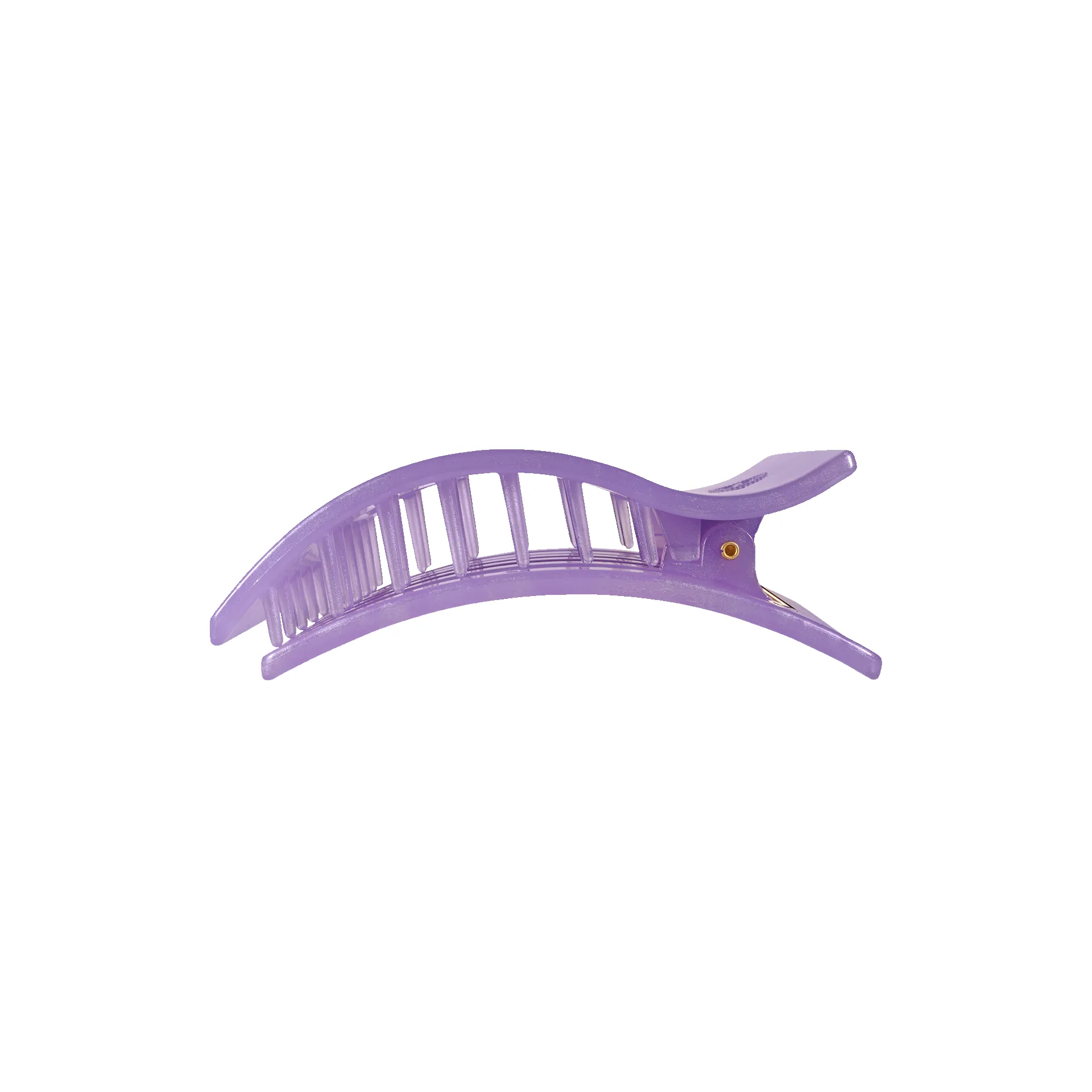 Lavender Mist Small Flat Rectangle Hair Clip sold by TELETIES product image thumbnail 2
