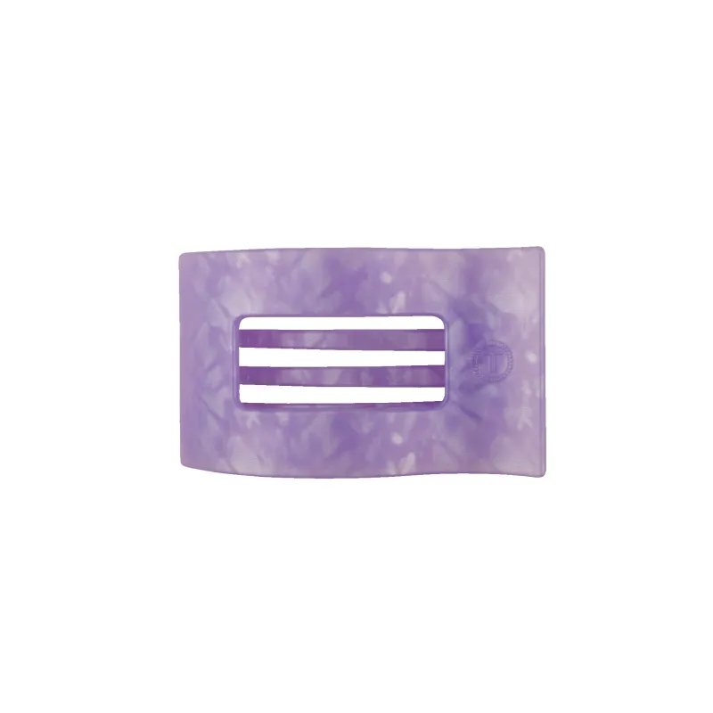 Lavender Mist Small Flat Rectangle Hair Clip made by TELETIES