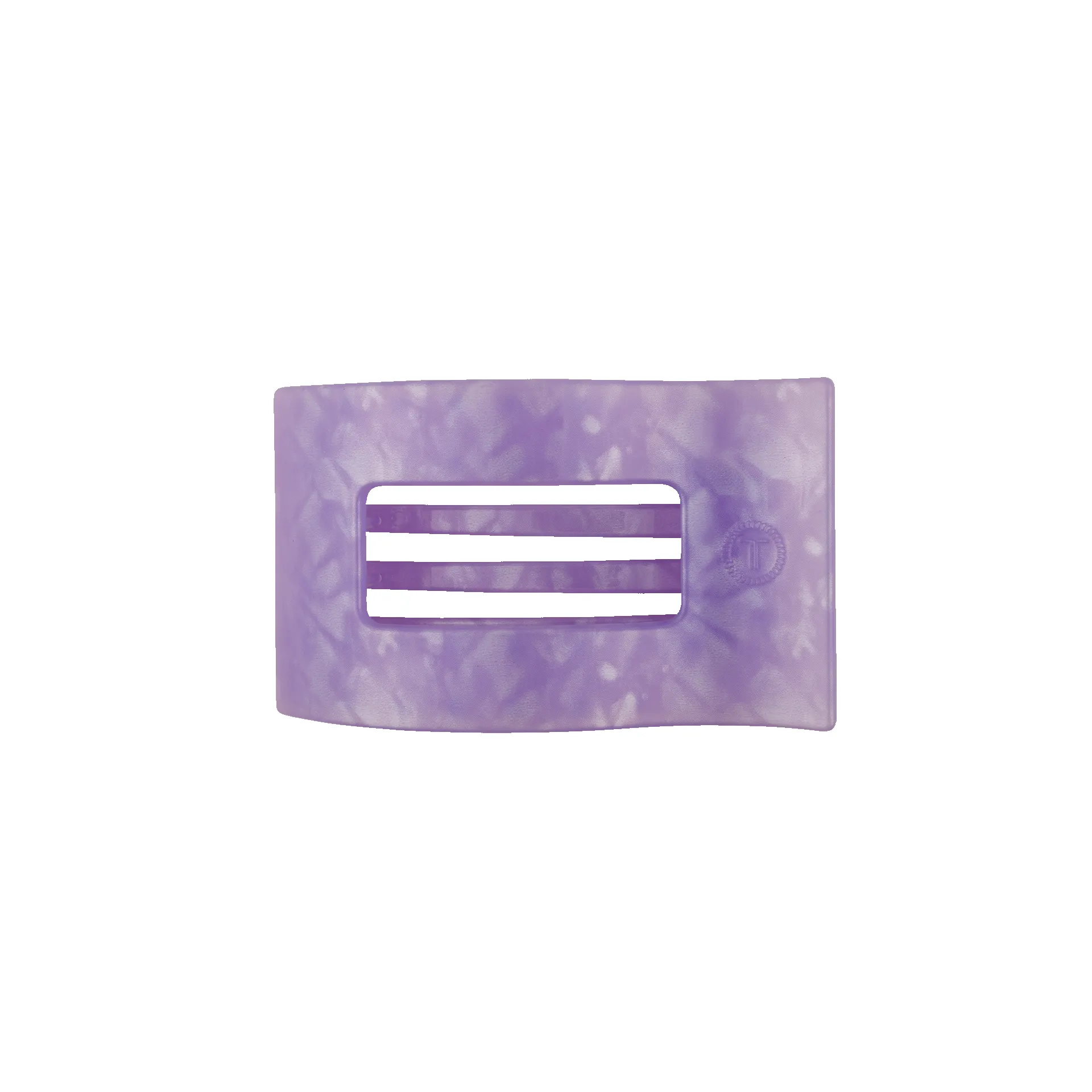Lavender Mist Small Flat Rectangle Hair Clip sold by TELETIES