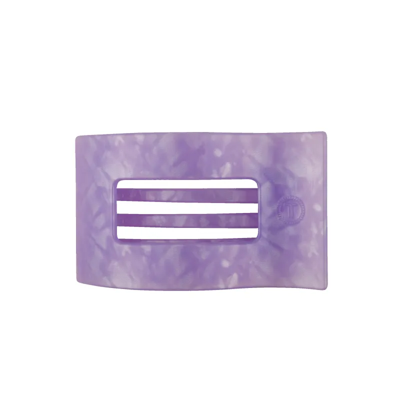 Lavender Mist Medium Flat Rectangle Hair Clip made by TELETIES