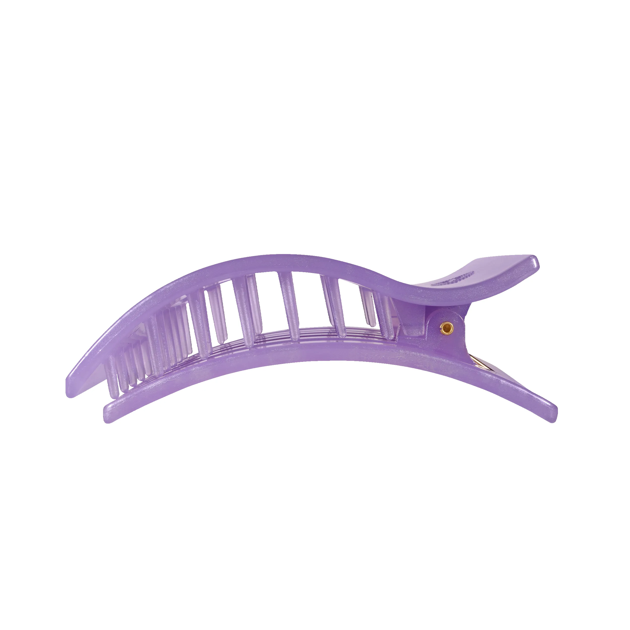 Lavender Mist Large Flat Rectangle Hair Clip sold by TELETIES product image thumbnail 3