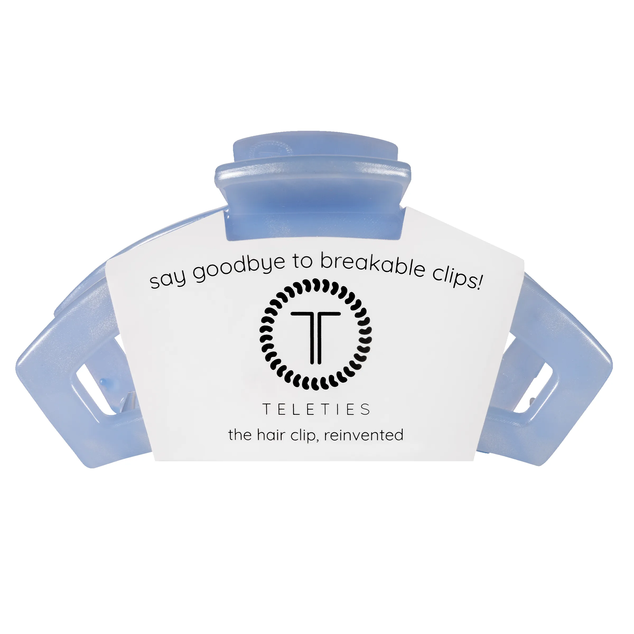 Open Blue Lagoon Large Hair Clip sold by TELETIES product image thumbnail 2