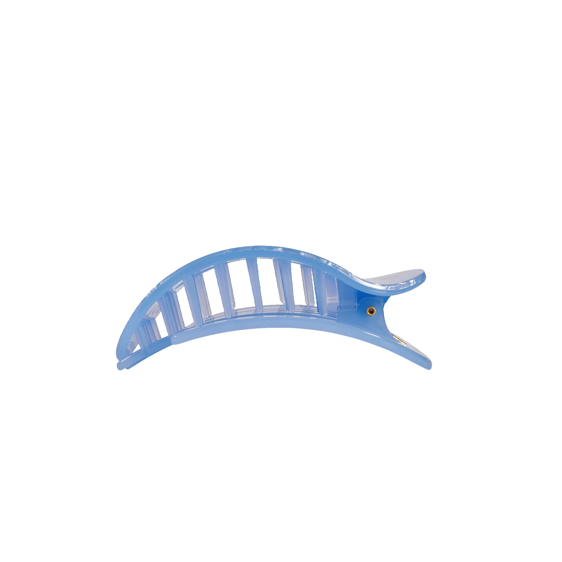 Blue Lagoon Small Flat Round Hair Clip sold by TELETIES product image thumbnail 3