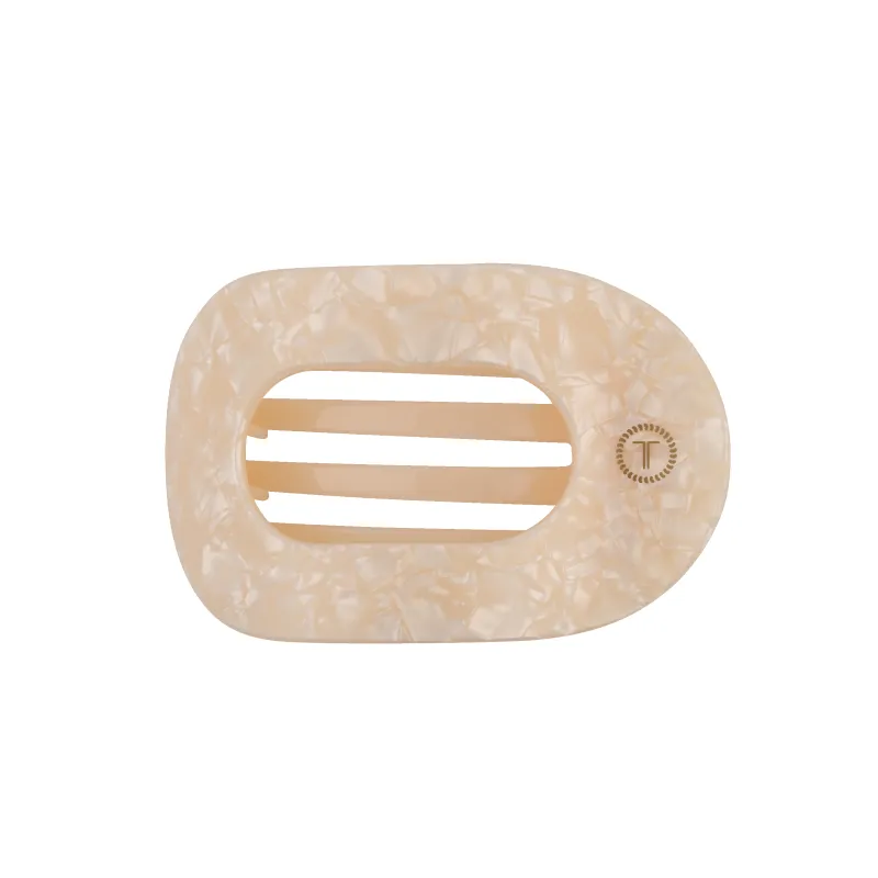 Soft Surf Medium Flat Round Hair Clip made by TELETIES