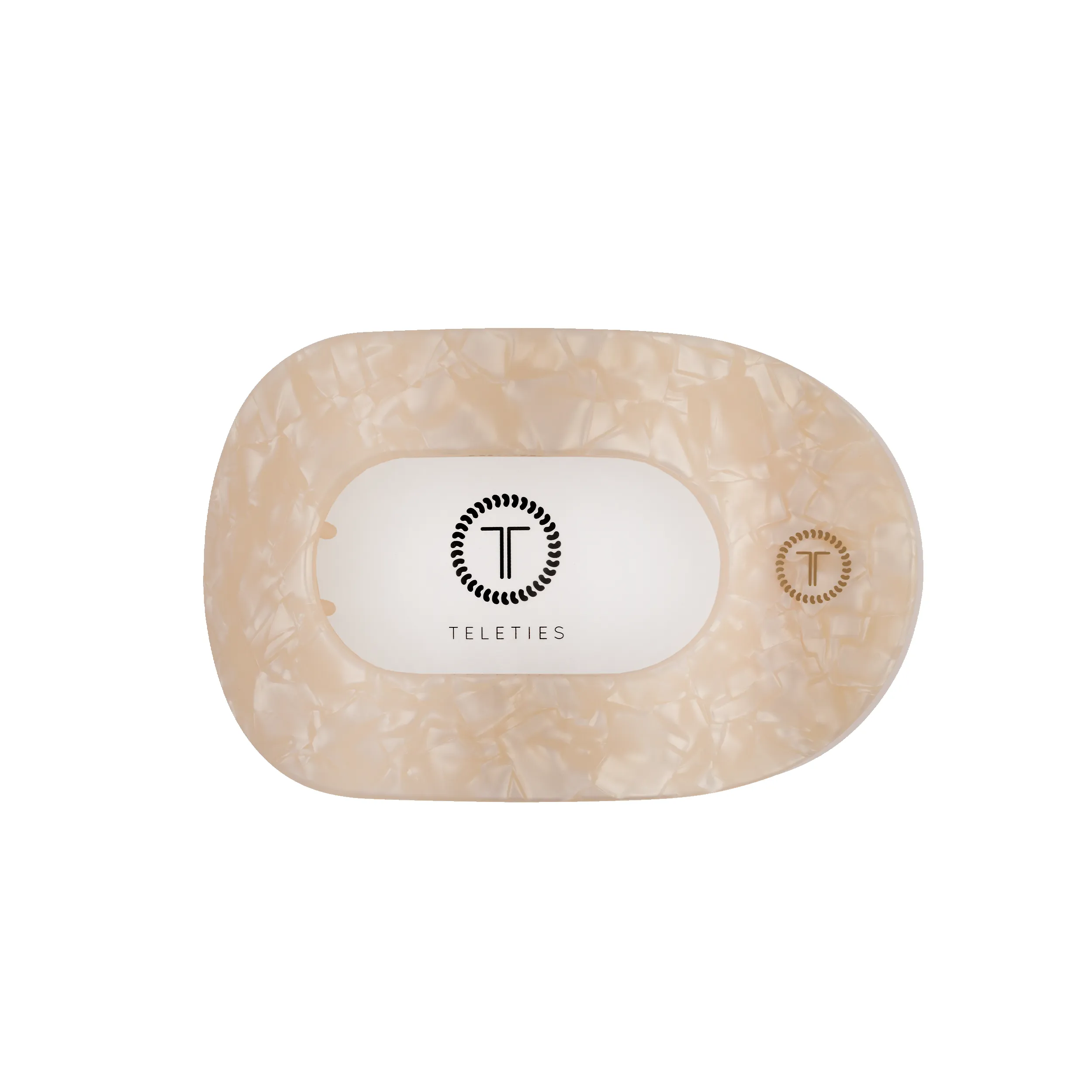 Soft Surf Medium Flat Round Hair Clip sold by TELETIES product image thumbnail 2