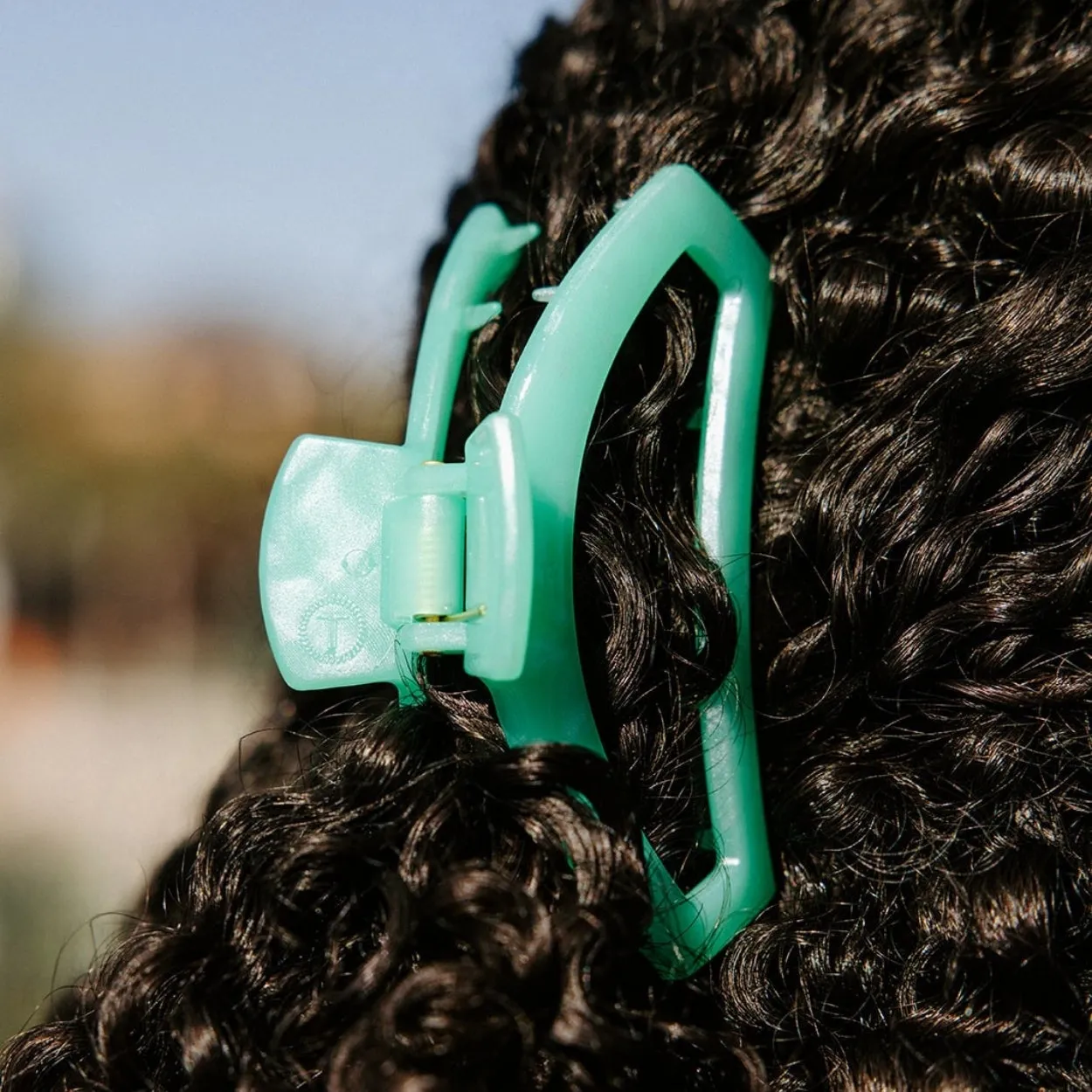 Open Spring Splash Medium Hair Clip sold by TELETIES product image thumbnail 3