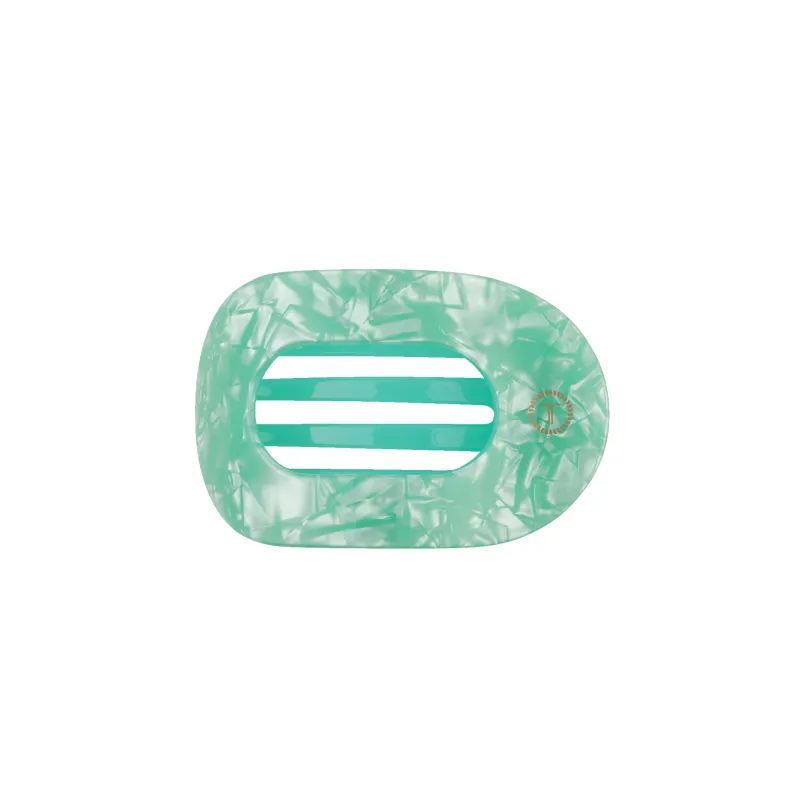 Spring Splash Small Flat Round Hair Clip made by TELETIES