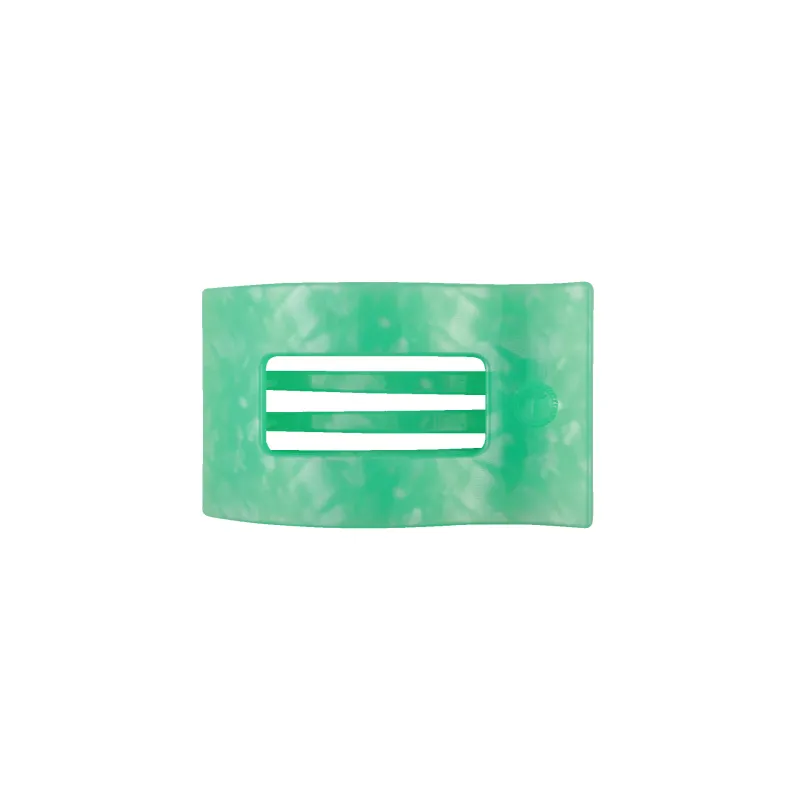 Spring Splash Small Flat Rectangle Hair Clip made by TELETIES