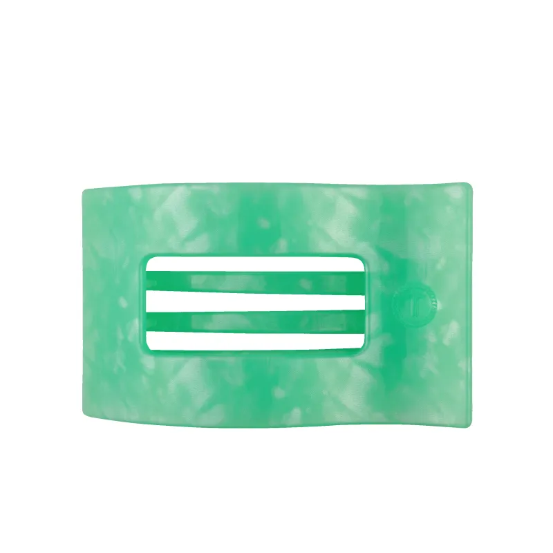 Spring Splash Large Flat Rectangle Hair Clip made by TELETIES