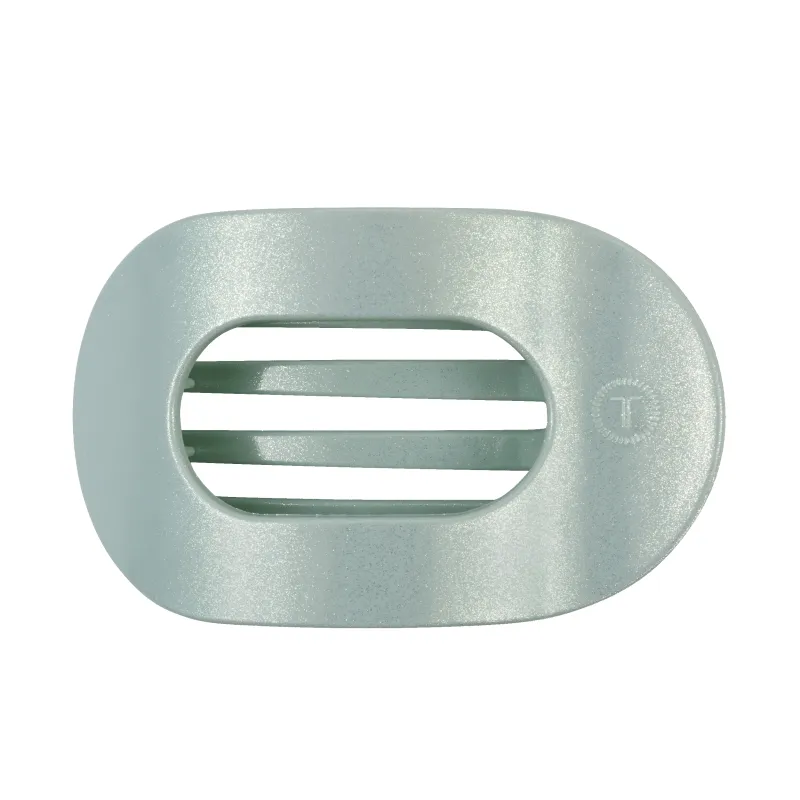 Dew Drop Large Flat Round Hair Clip made by TELETIES