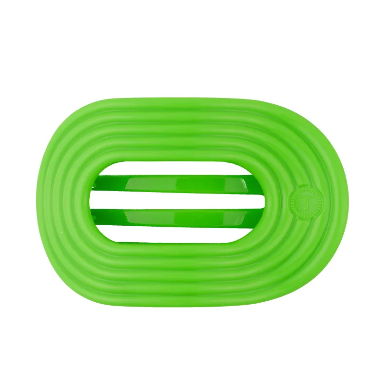 Glow For It Large Flat Round Hair Clip made by TELETIES