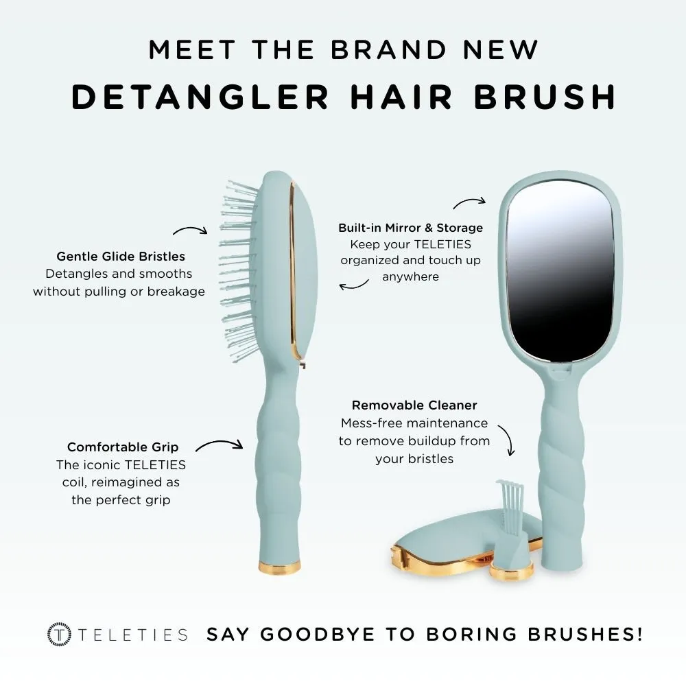 Detangler Hair Brush for Fine Hair – Blue sold by TELETIES product image thumbnail 4