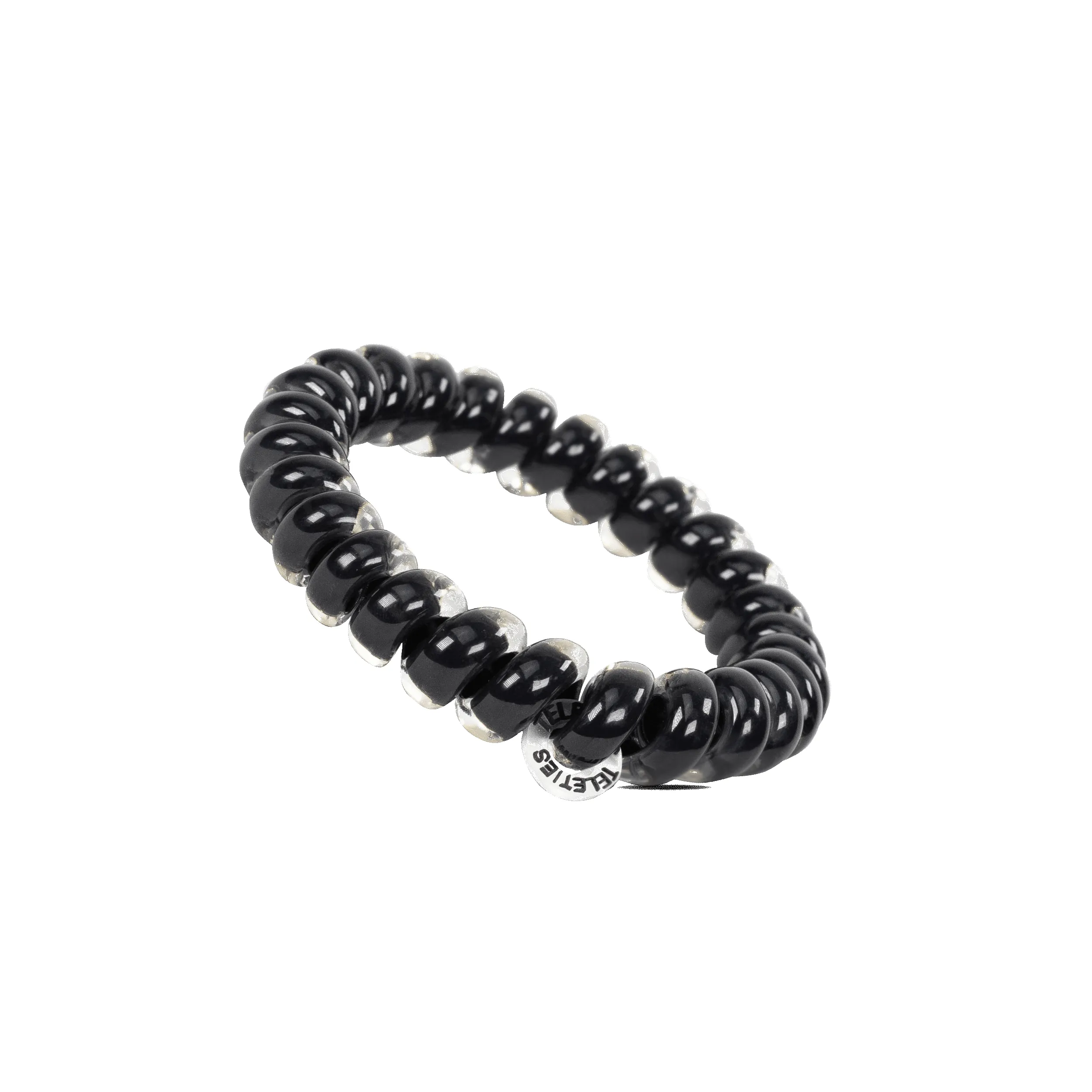 Jet Black Large Hair Ties sold by TELETIES product image thumbnail 2