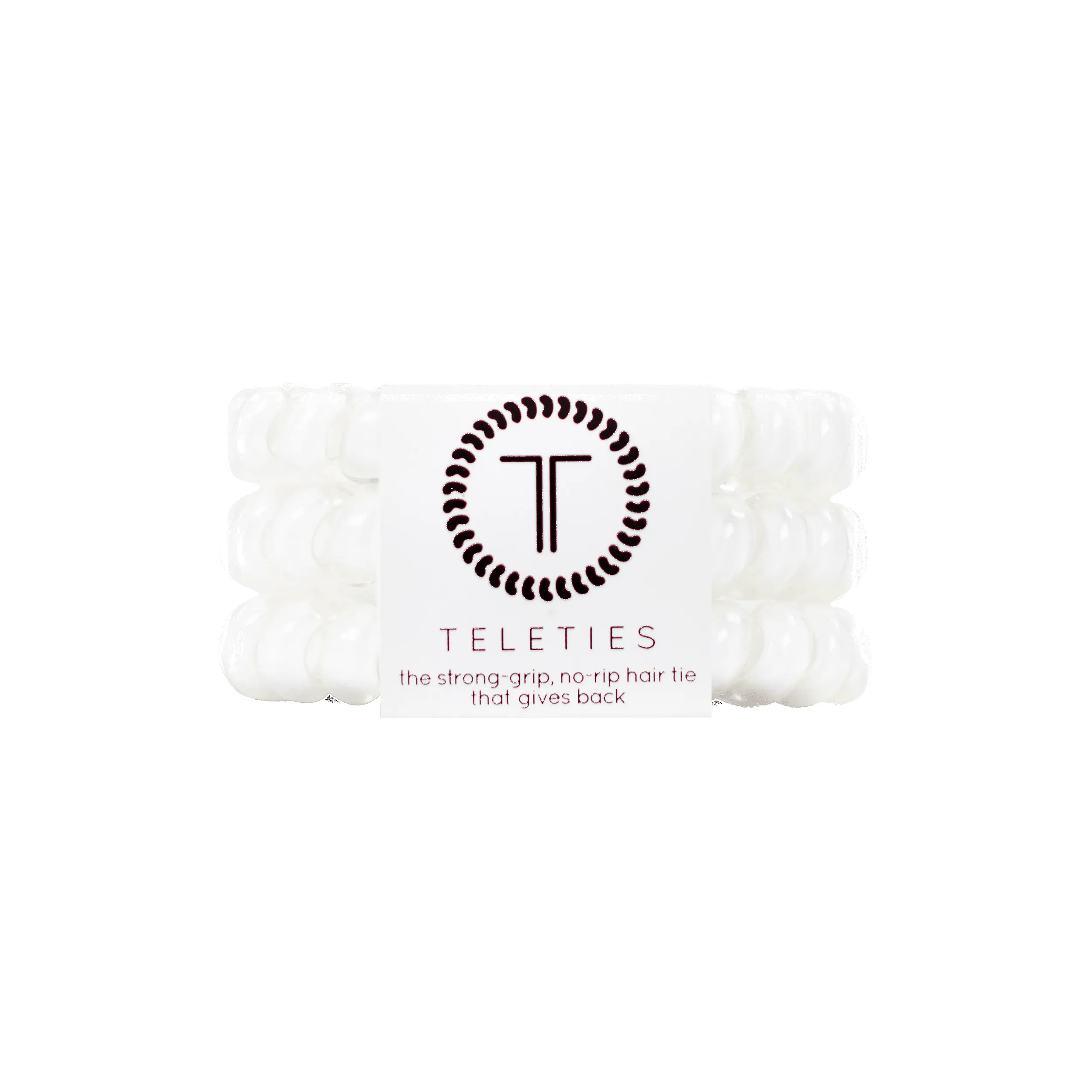 Coconut White Large Hair Ties sold by TELETIES