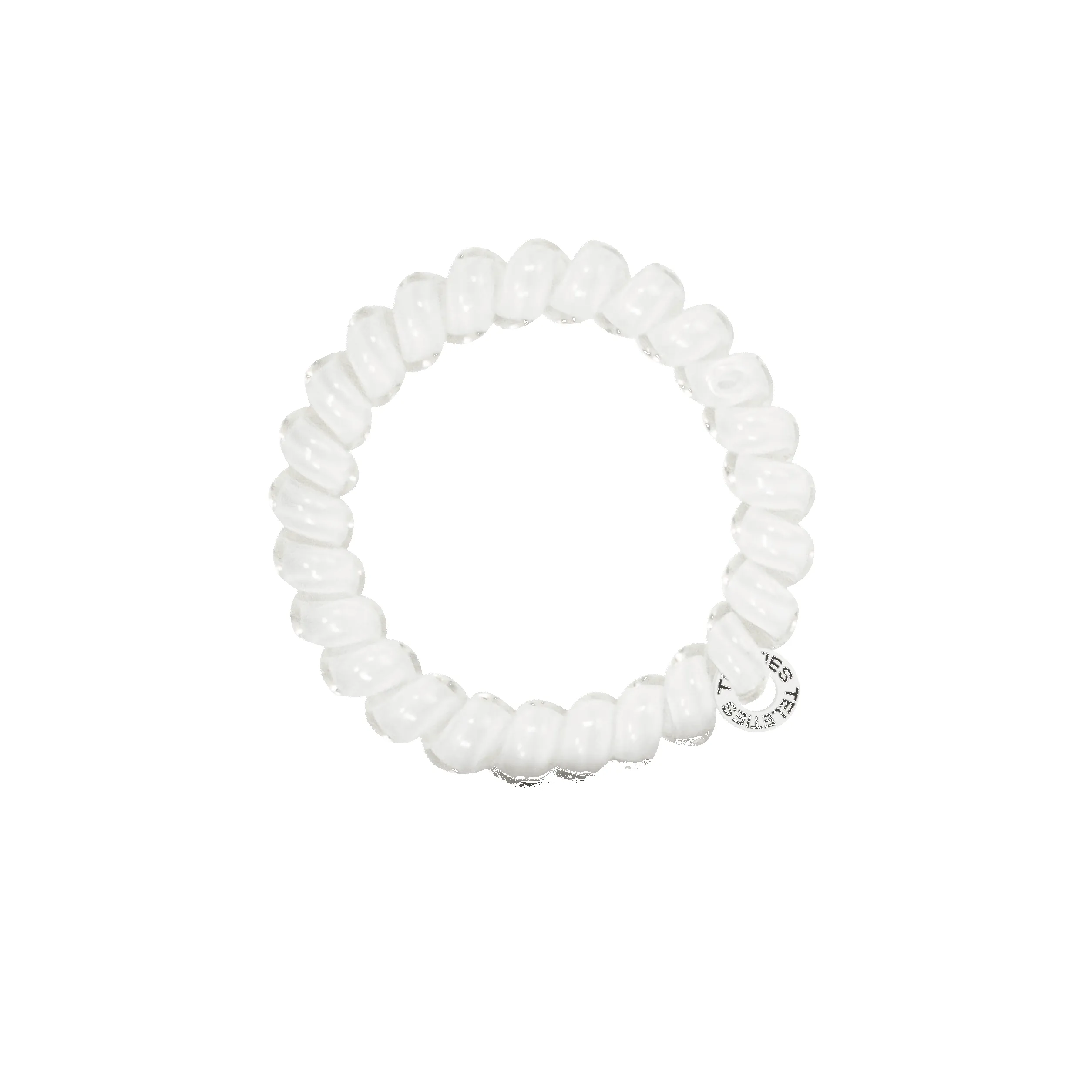 Coconut White Large Hair Ties sold by TELETIES product image thumbnail 3