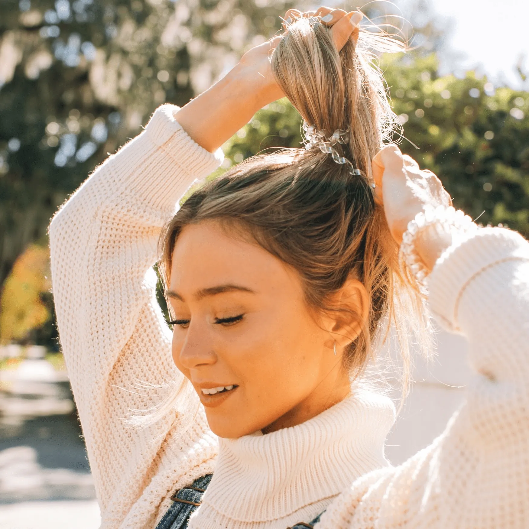 Crystal Clear Large Hair Ties sold by TELETIES product image thumbnail 4