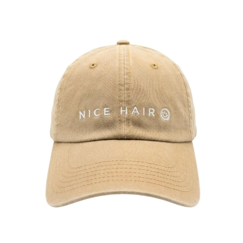Nice Hair Ball Cap - Tan made by TELETIES
