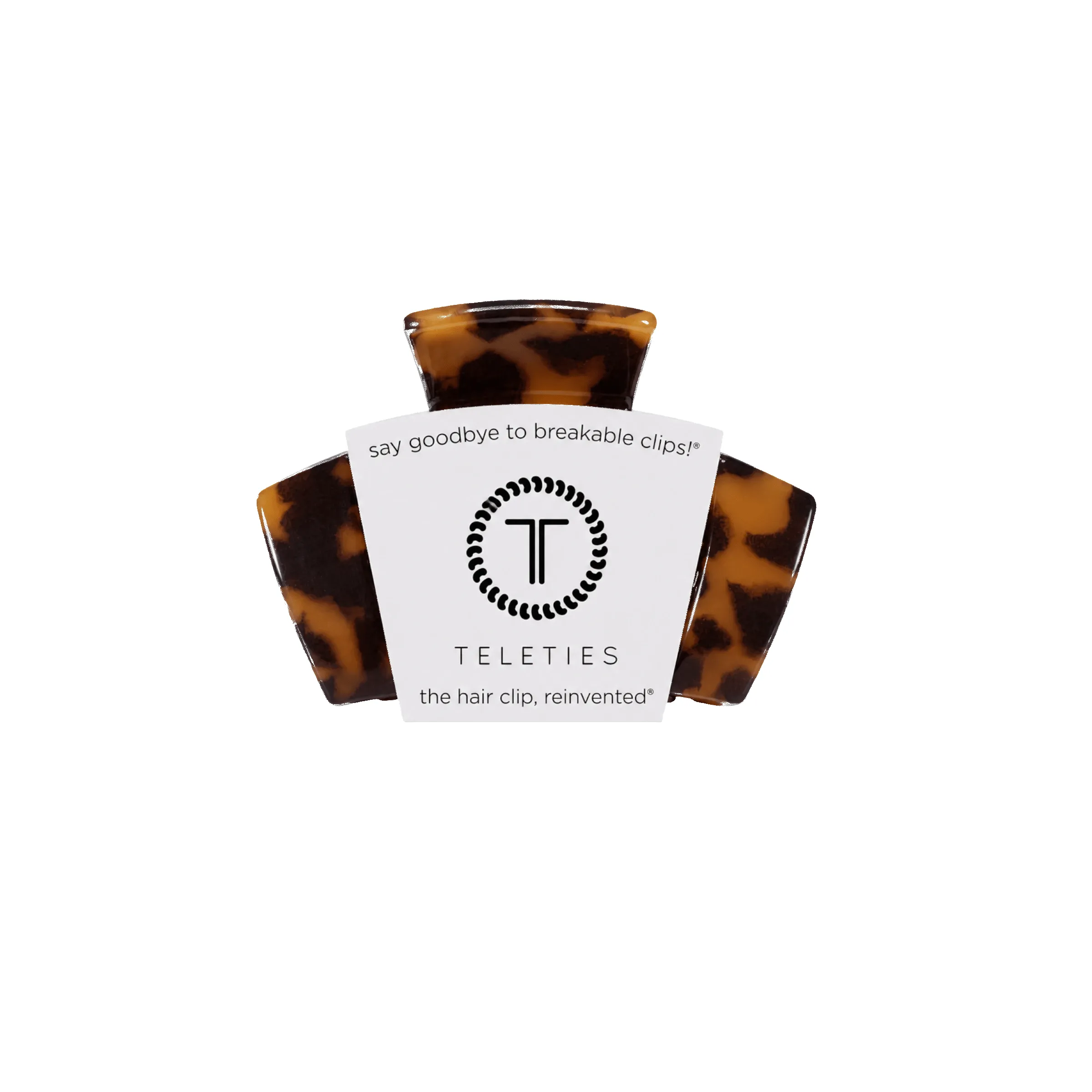 Classic Tortoise Petite Claw Clip sold by TELETIES product image thumbnail 4