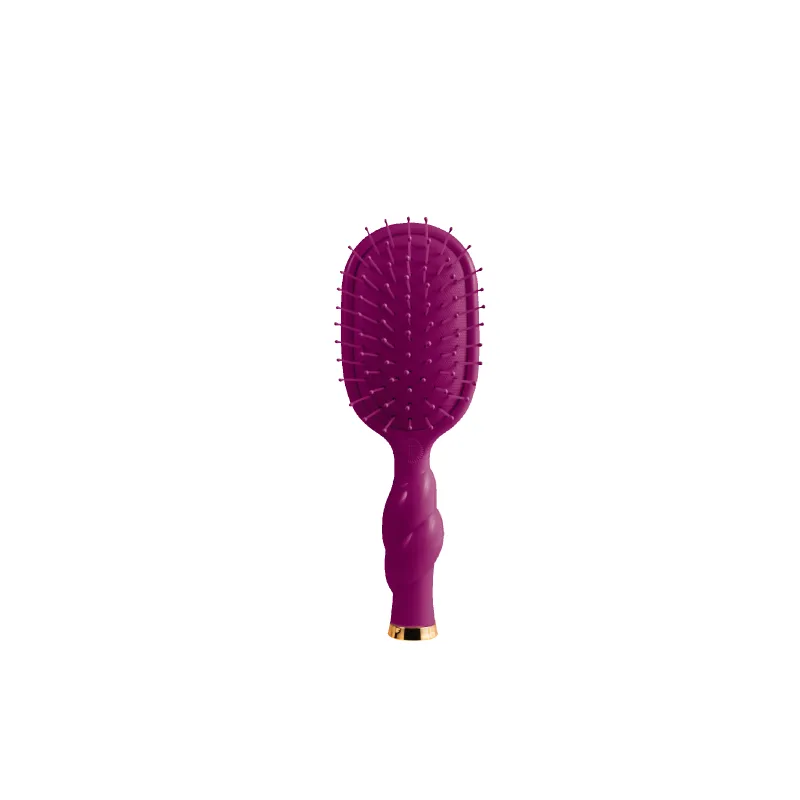 Mini Detangler Hair Brush for Medium Hair - Mulberry made by TELETIES