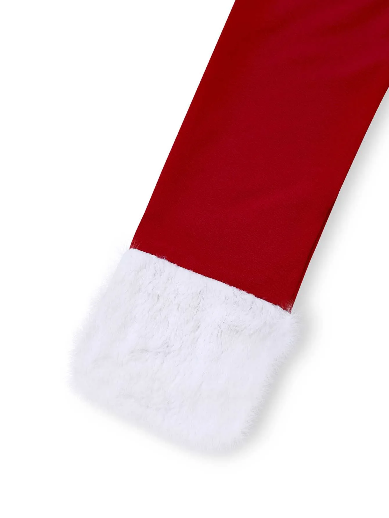 1930s Off-Shoulder Faux Fur Trim Christmas Dress sold by Retro Stage product image thumbnail 5