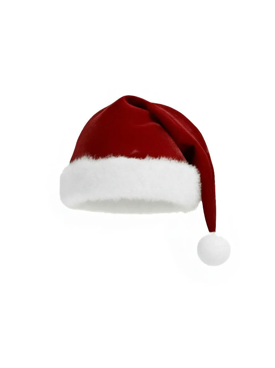 Red 1930s Christmas Velvet Faux Fur Trim Dress sold by Retro Stage product image thumbnail 5