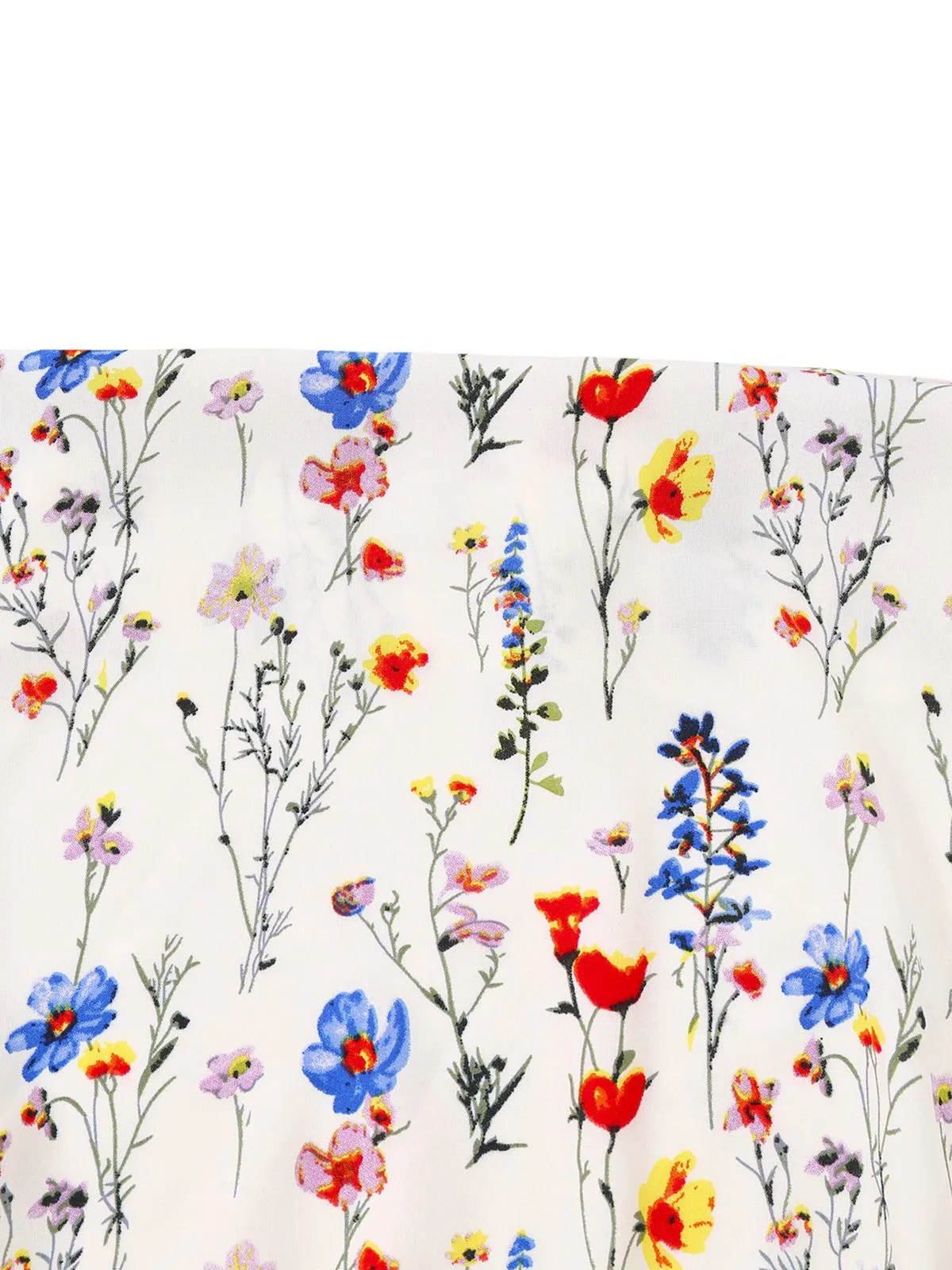 Beige 1950s Halter Floral Backless Jumpsuit sold by Retro Stage product image thumbnail 3