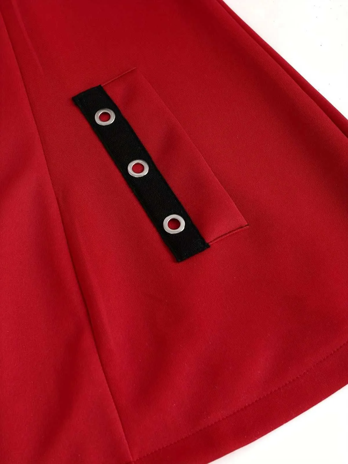 1960s Punk Hooded Zipper Belted Midi Jacket sold by Retro Stage product image thumbnail 4