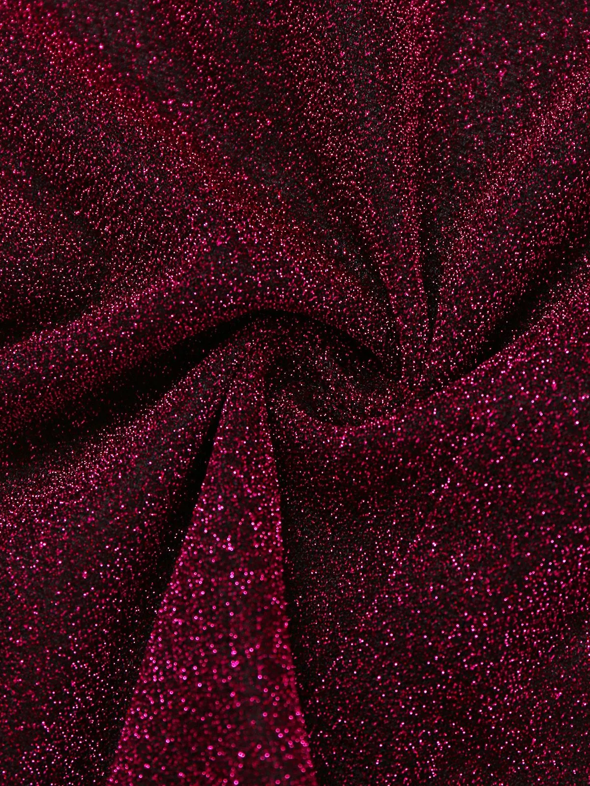 Purple 1970s Sheer Glitter Disco Halter Jumpsuit sold by Retro Stage product image thumbnail 4