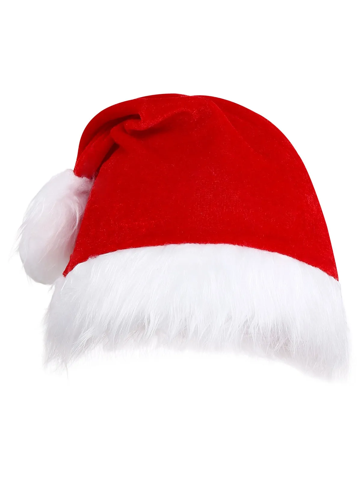 Red 1970s Christmas Sequined Off-Shoulder Plush Trim Dress sold by Retro Stage product image thumbnail 4