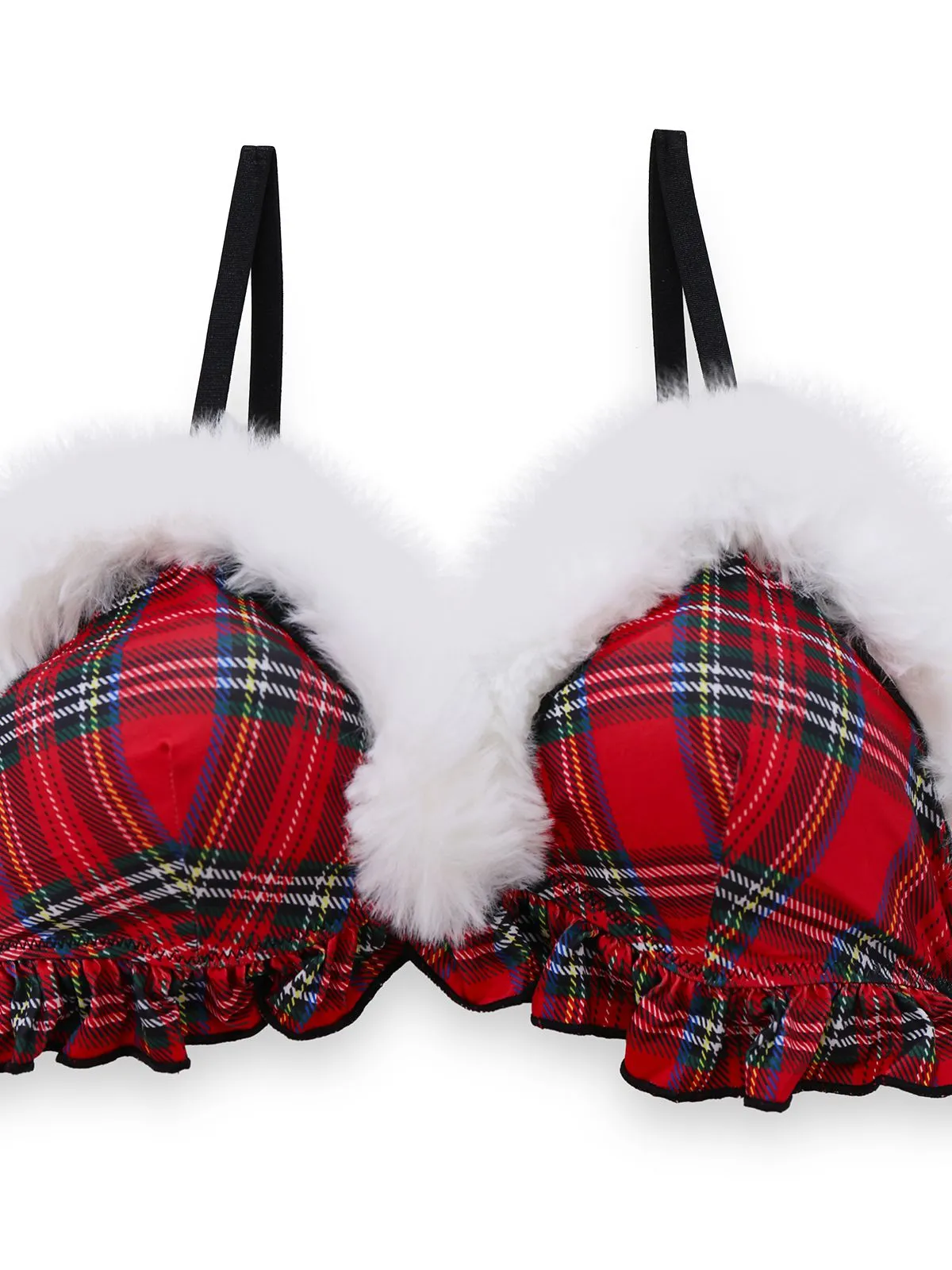 Red 1960s Plaid Raw Hem Pajama Sets sold by Retro Stage product image thumbnail 2