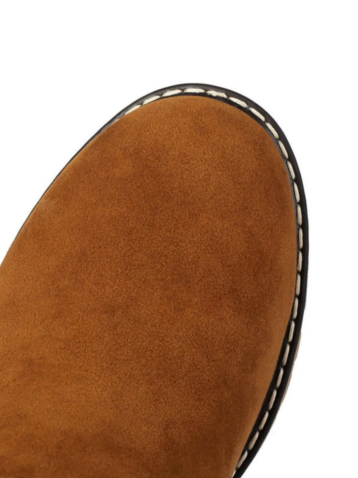 Suede buckle Faux Fur Knee-High Boots sold by Retro Stage product image thumbnail 4