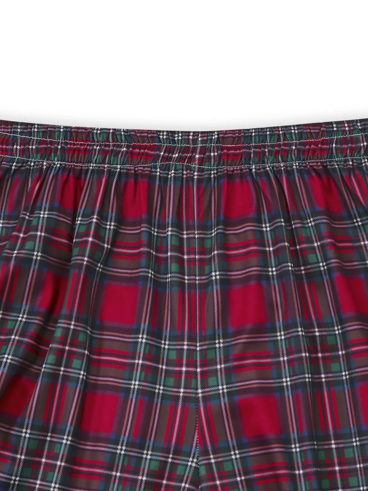 Red 1940s Christmas Plaid Pajama Set sold by Retro Stage product image thumbnail 4