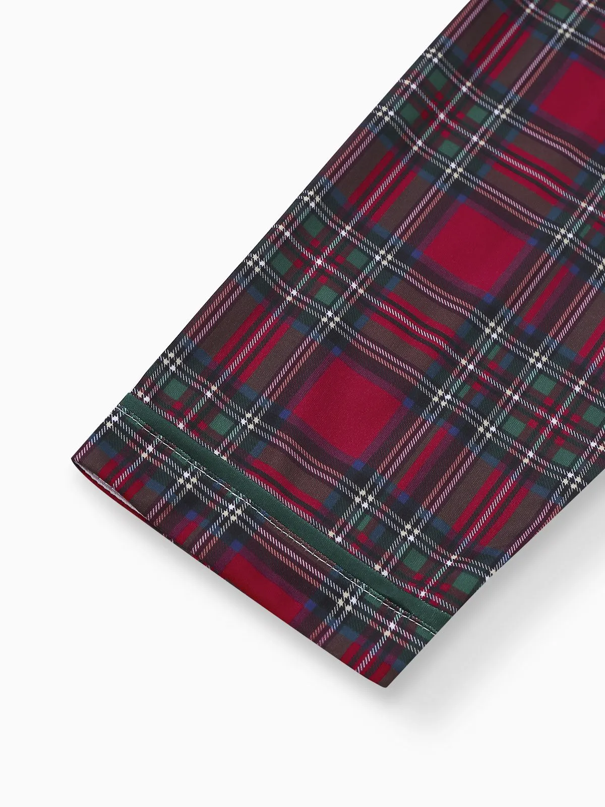 Red 1940s Christmas Plaid Pajama Set sold by Retro Stage product image thumbnail 5