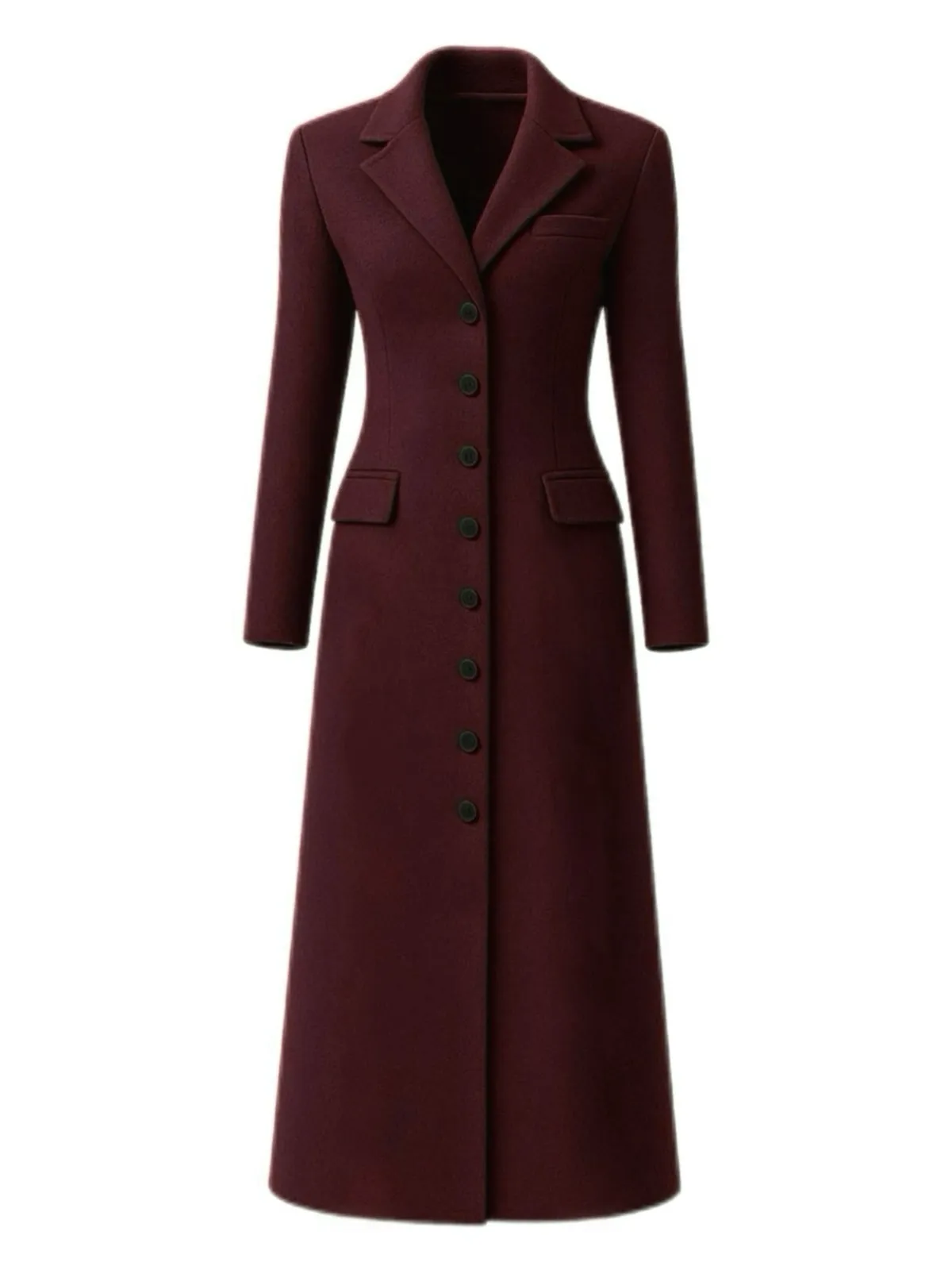 1930s Solid Lapel Button Wool Coat sold by Retro Stage product image thumbnail 2