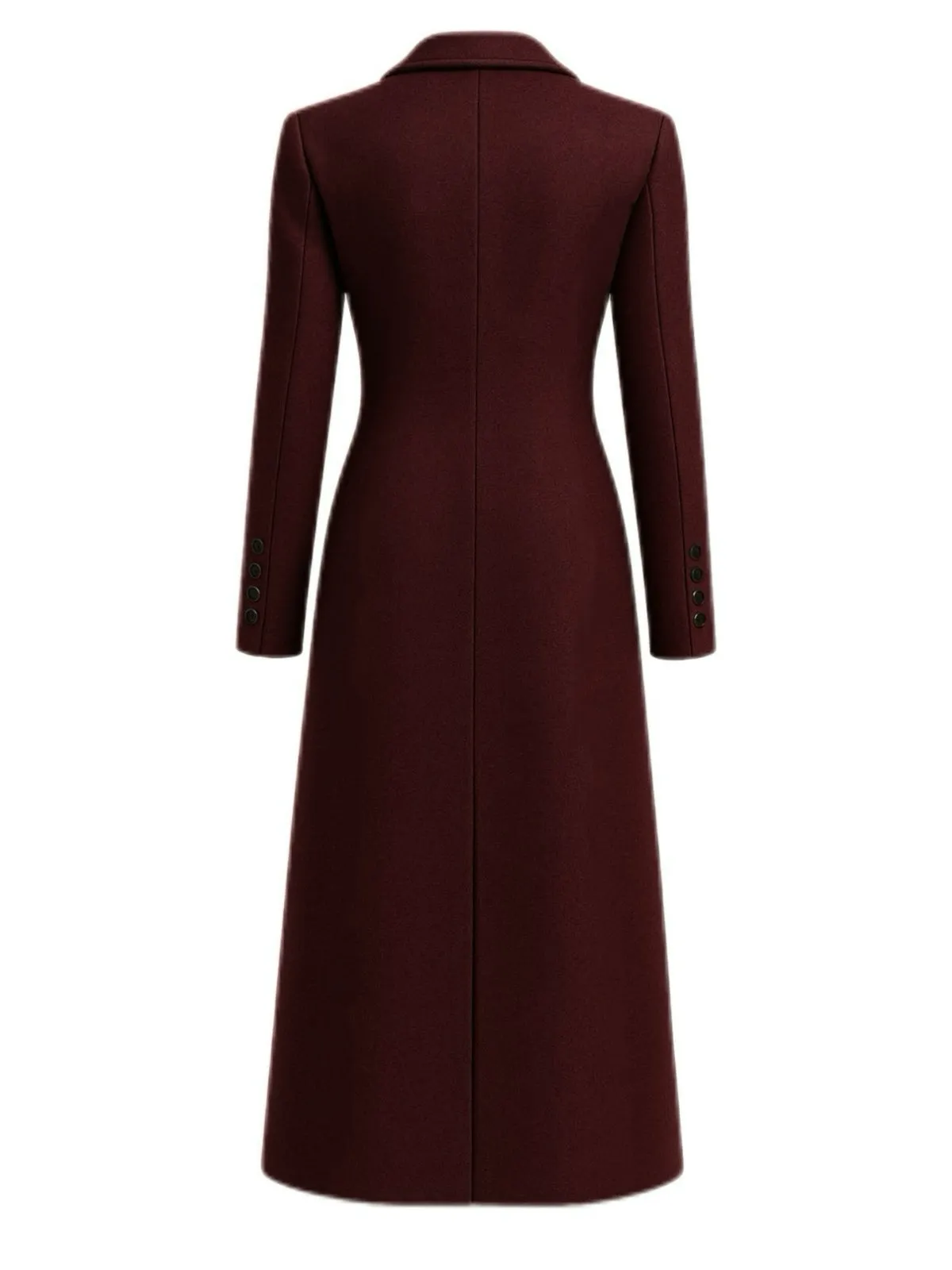 1930s Solid Lapel Button Wool Coat sold by Retro Stage product image thumbnail 3