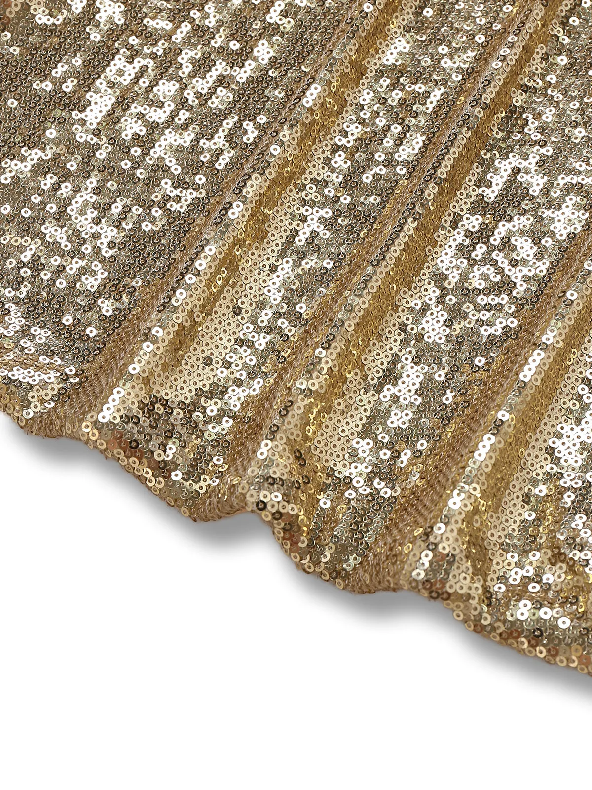 Gold 1920s Sequined Backless Evening Maxi Dress sold by Retro Stage product image thumbnail 4