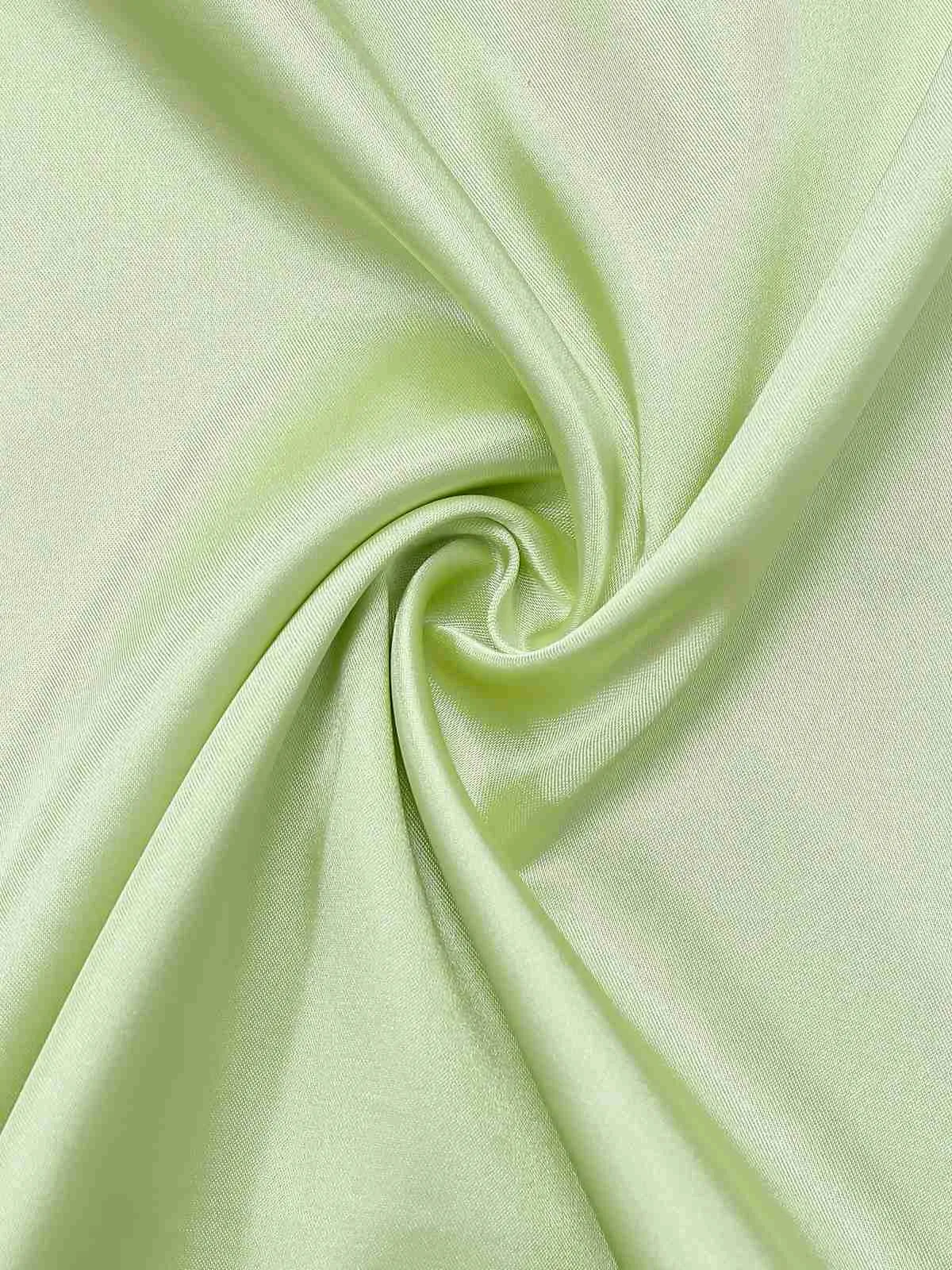 Green 1960s Lace Satin V-Neck Spaghetti Strap Nightgown sold by Retro Stage product image thumbnail 5