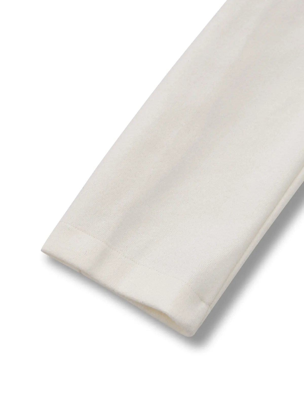 White 1940s Pearl Button Faux-Wool Coat sold by Retro Stage product image thumbnail 5