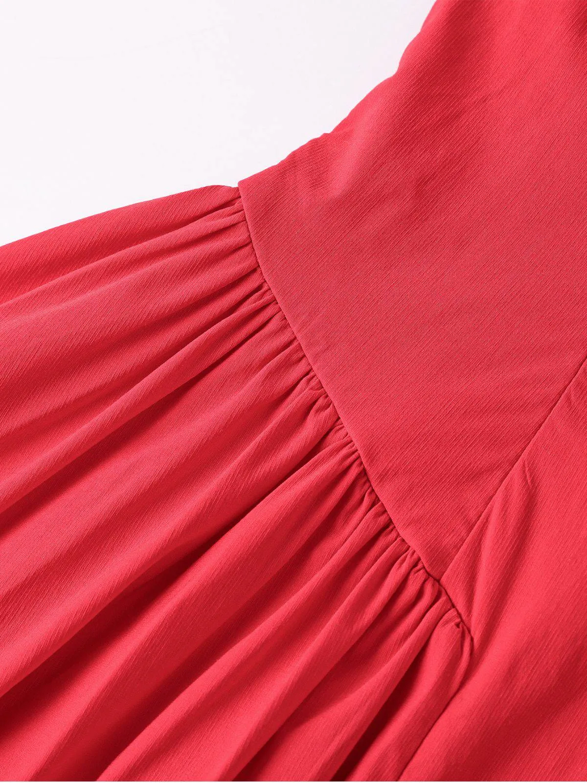 1960s Backless Lace-Up Pleated Midi Dress sold by Retro Stage product image thumbnail 5