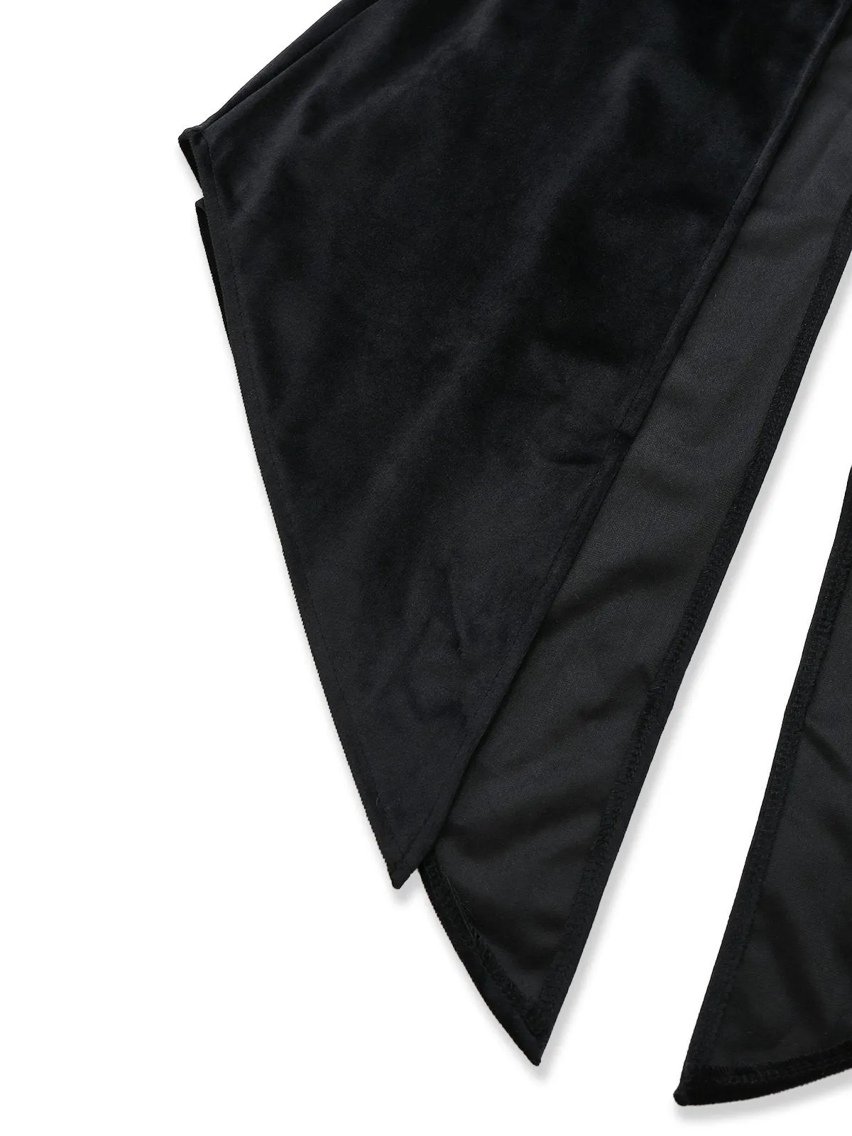 Black 1950s Embroidered Floral Victoiran Style Jacket sold by Retro Stage product image thumbnail 5