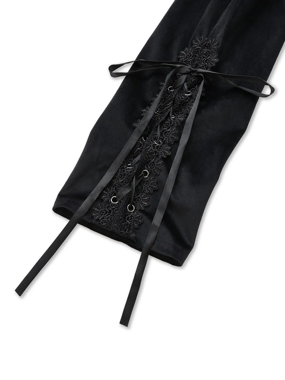 Black 1950s Embroidered Floral Victoiran Style Jacket sold by Retro Stage product image thumbnail 4