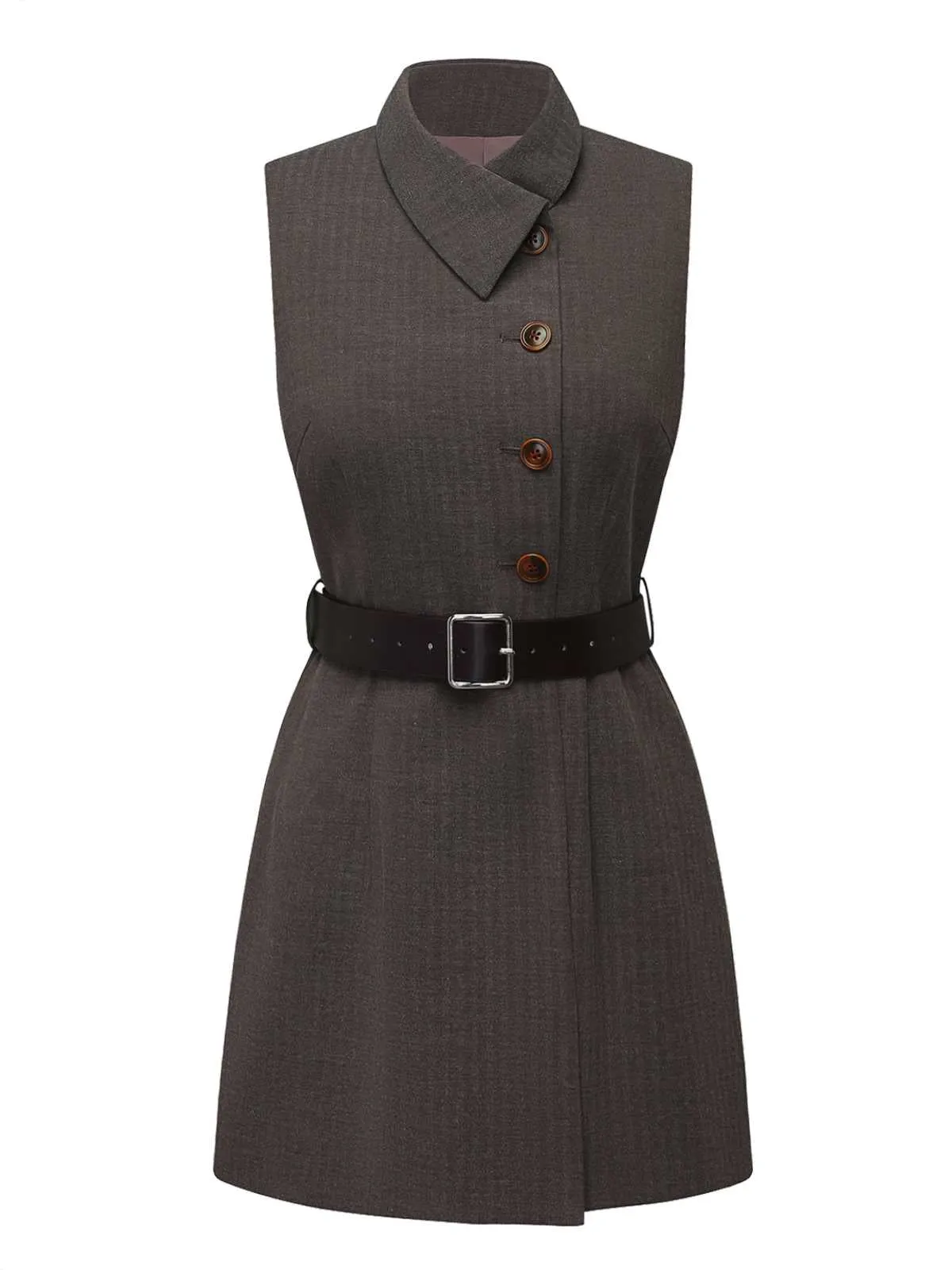 1940s Lapel Belted Jacket With Detachable Cape sold by Retro Stage product image thumbnail 5