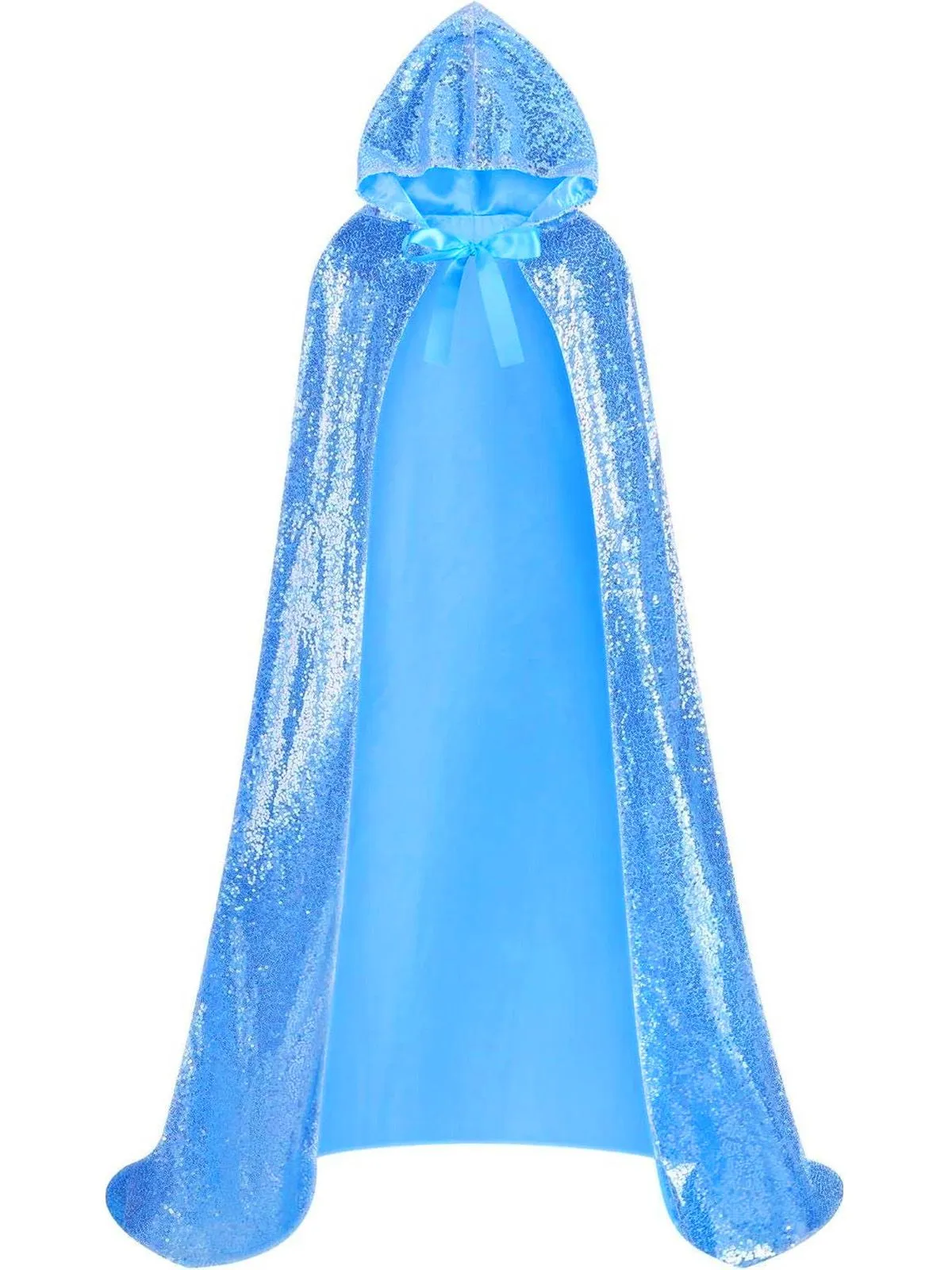 Retro Princess Style Solid Tie Hooded Cape Cloak sold by Retro Stage product image thumbnail 2
