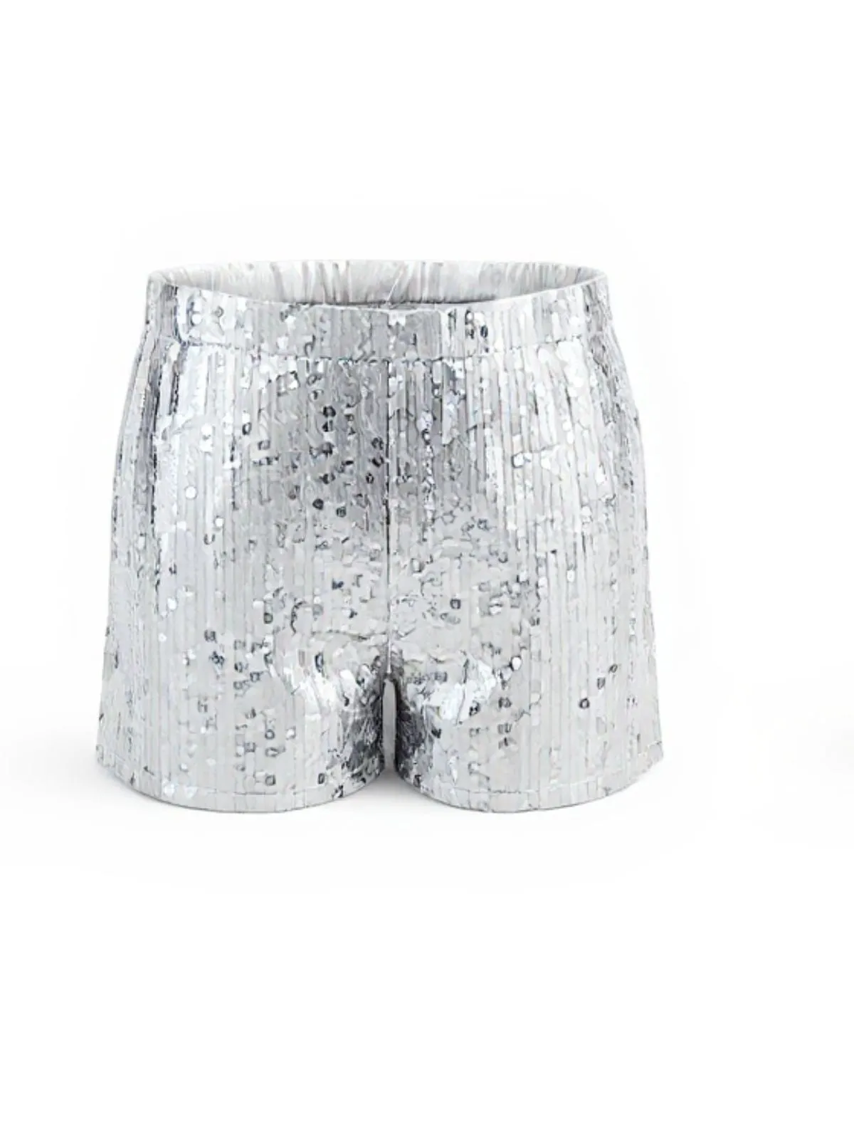 1970s Metallic Sequined Disco Shorts sold by Retro Stage product image thumbnail 2
