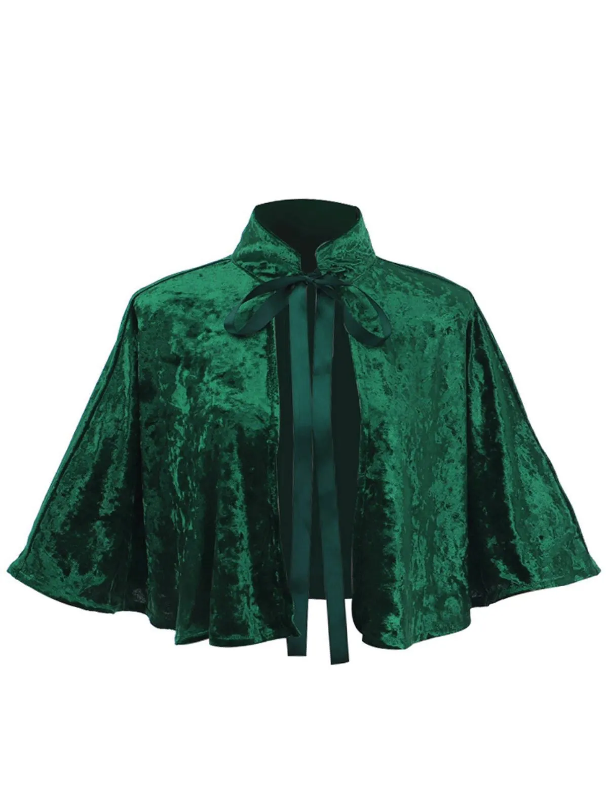 1930s Velvet Medieval Lace-Up Halloween Cape sold by Retro Stage