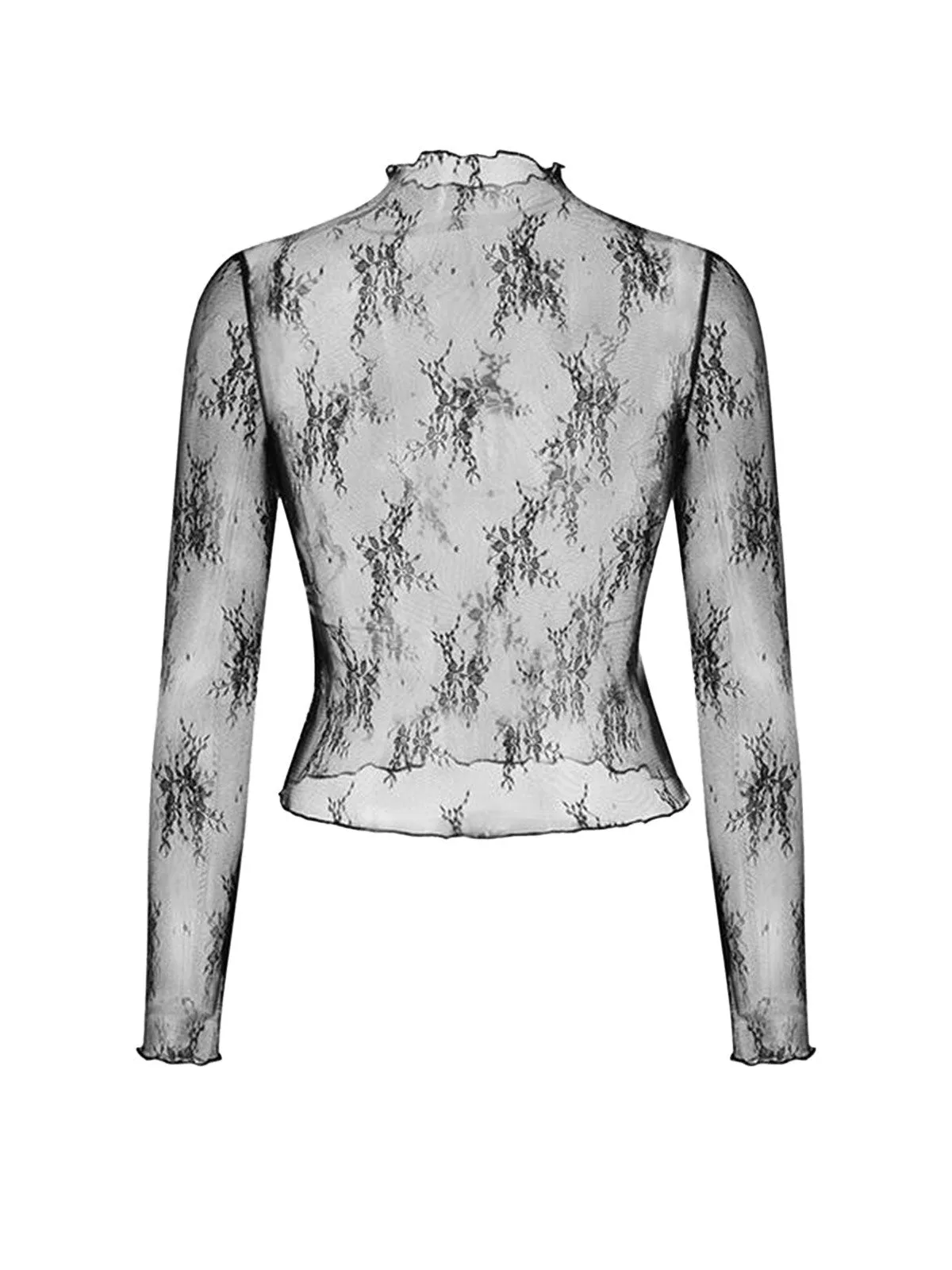 2PCS Black 1950s Mesh Top & Velvet Jumpsuit sold by Retro Stage product image thumbnail 5