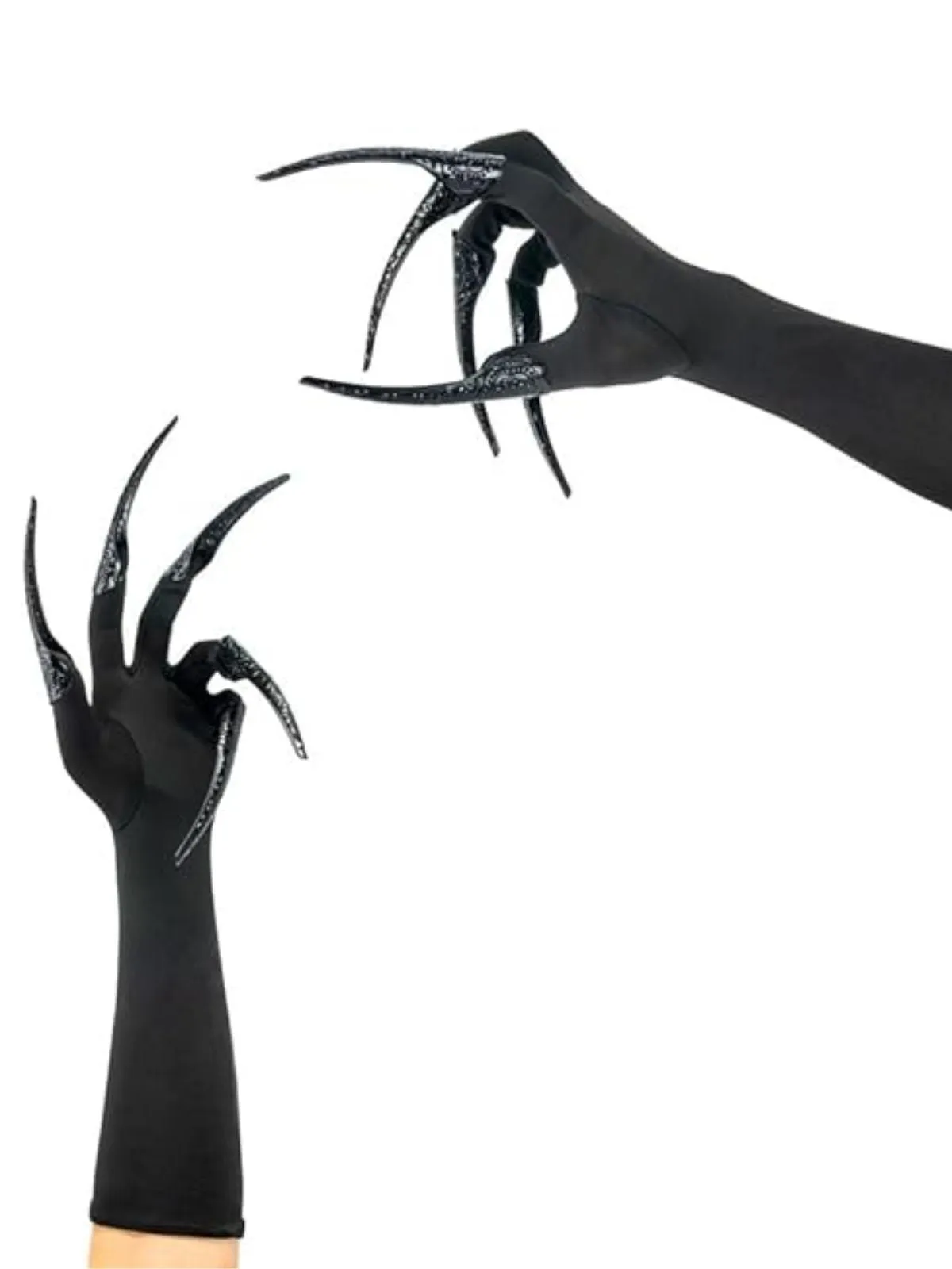 Halloween Black Long Black Claw Gloves sold by Retro Stage product image thumbnail 2