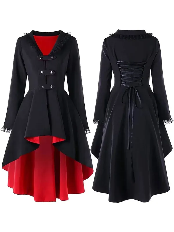 1960s Lace Buttoned Irregular Hem Coat sold by Retro Stage